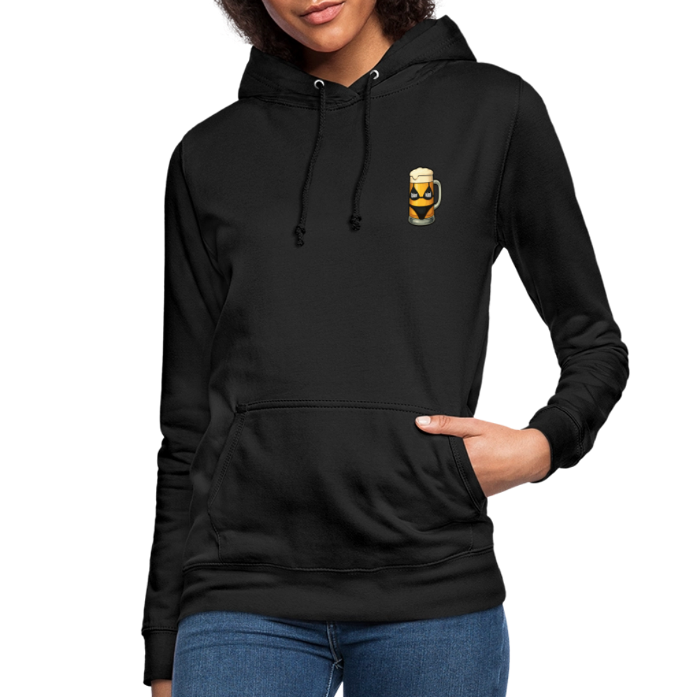 Bierglas - Frauen Hoodie - Schwarz