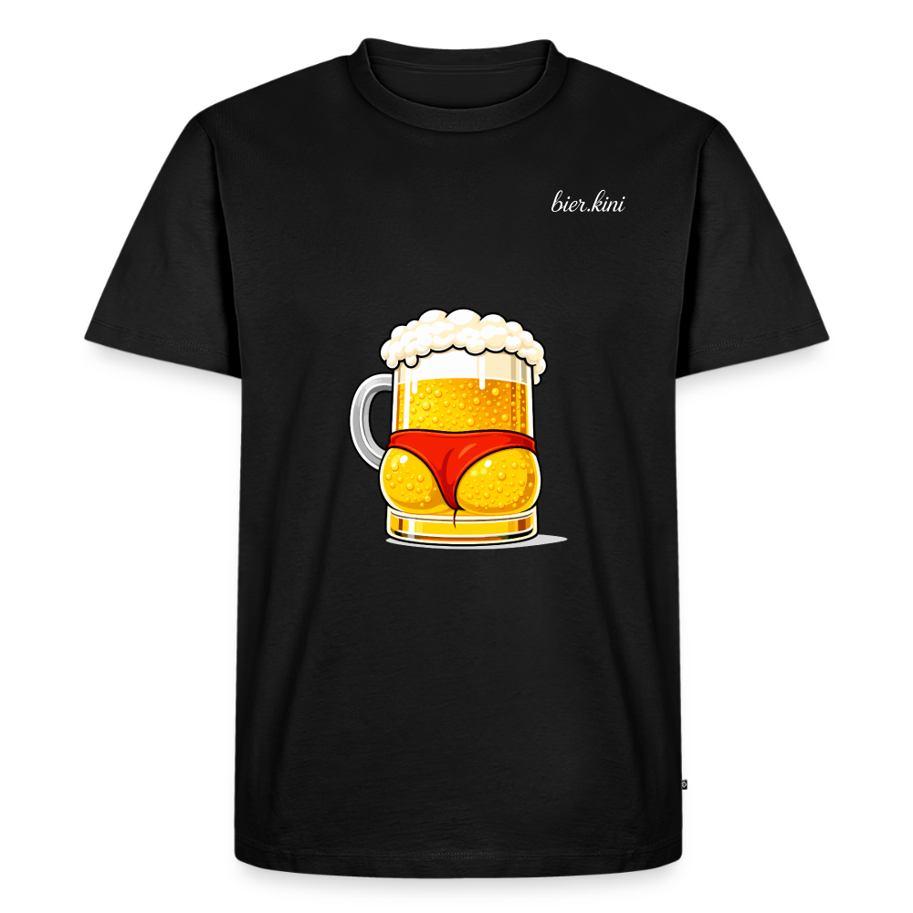 Bier-Arschli BIG - Männer Premium T-Shirt - Schwarz