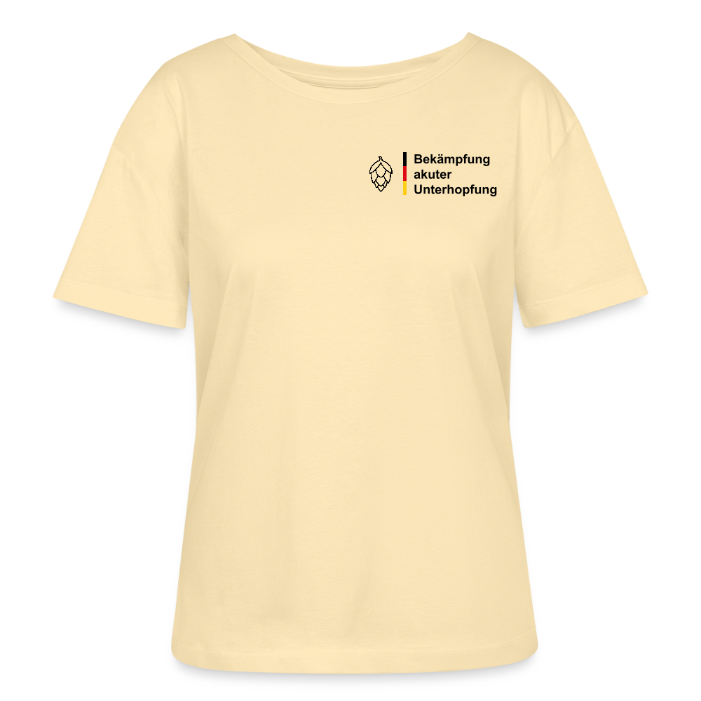 Frauen T-Shirt rundhals - Creme