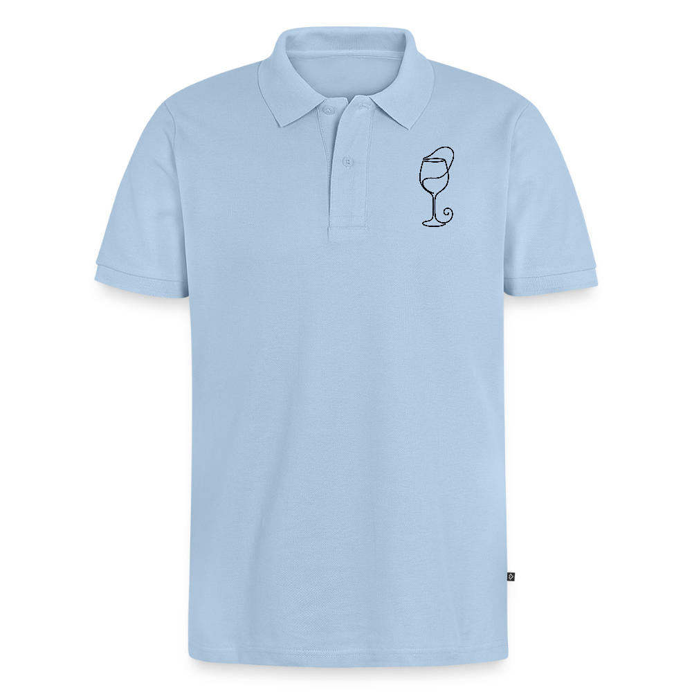 Männer Premium Polo Shirt - Hellblau