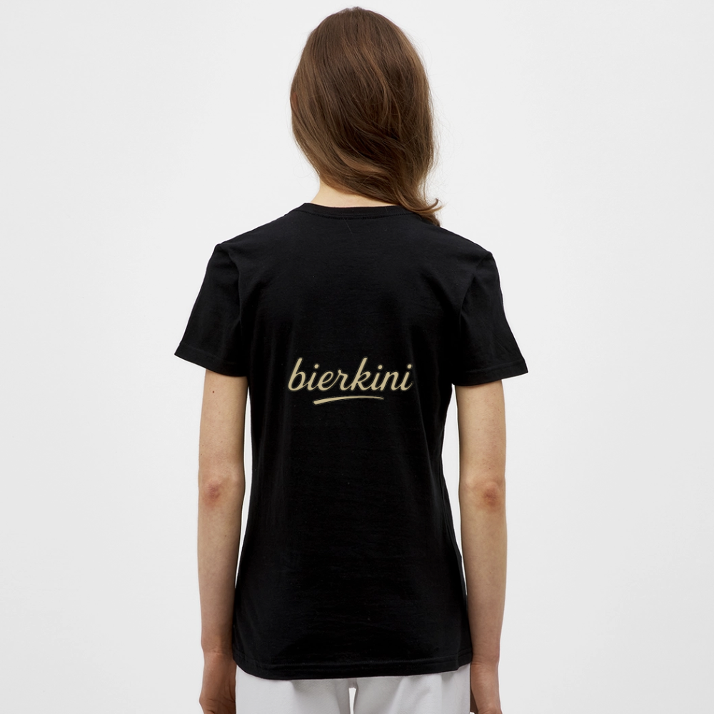 Frauen T-Shirt bierkini - Schwarz