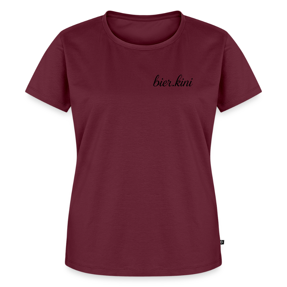 Frauen Premium T-Shirt - Burgunderrot