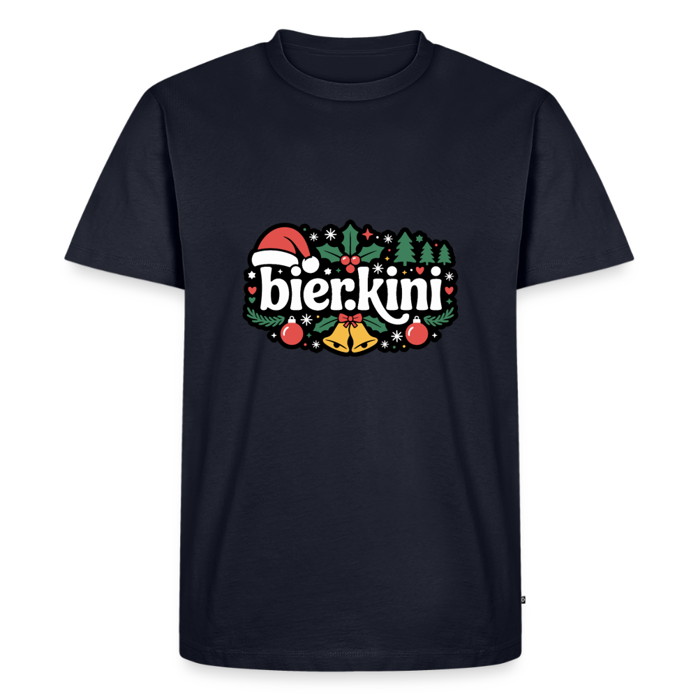 Männer Premium T-Shirt Weihnachten bier.kini - Navy