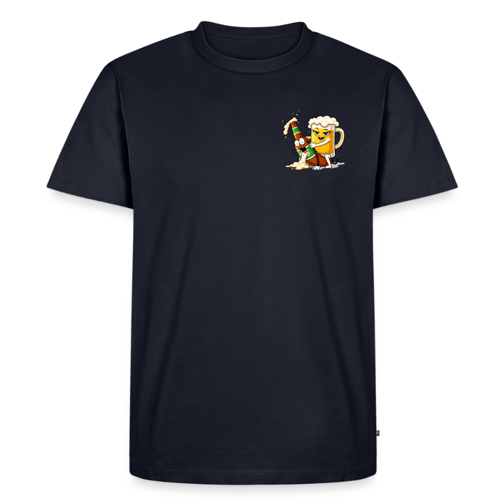 Bier X Bierkrug - Männer Premium T-Shirt - Navy