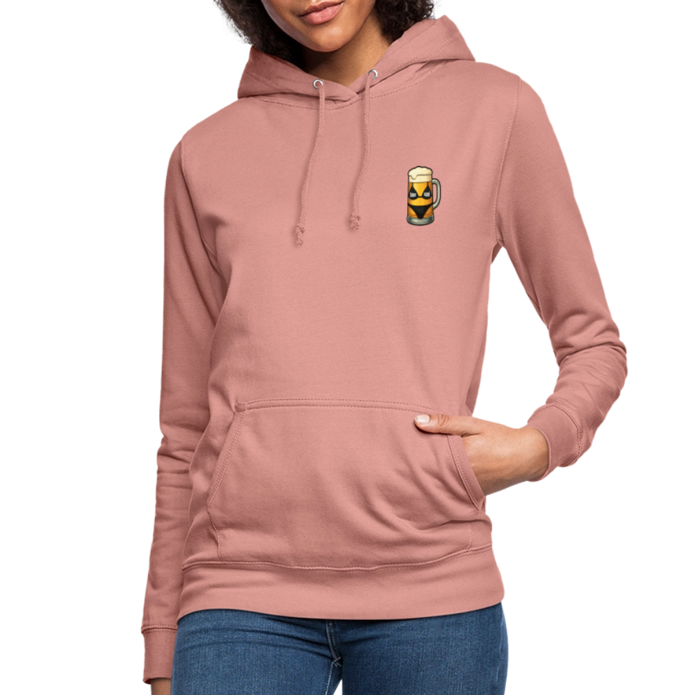 Bierglas - Frauen Hoodie - Altrosa
