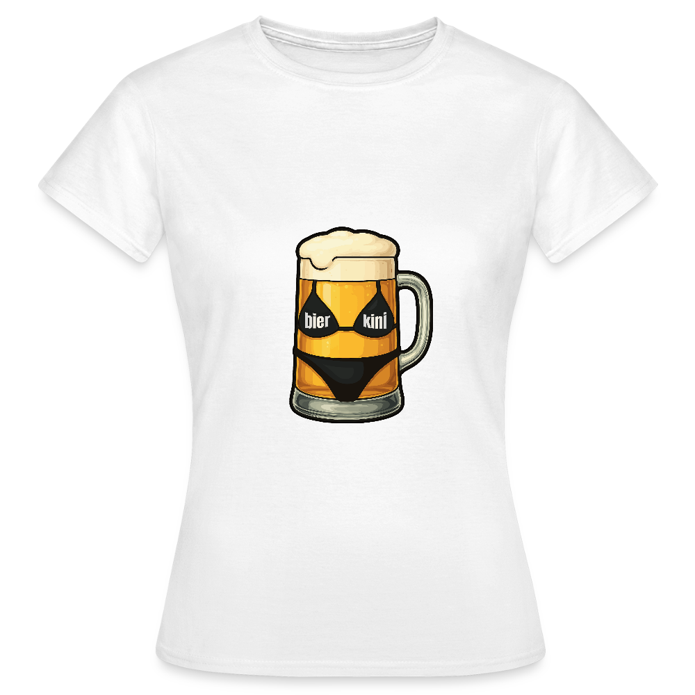 Frauen T-Shirt bierkini - Weiß