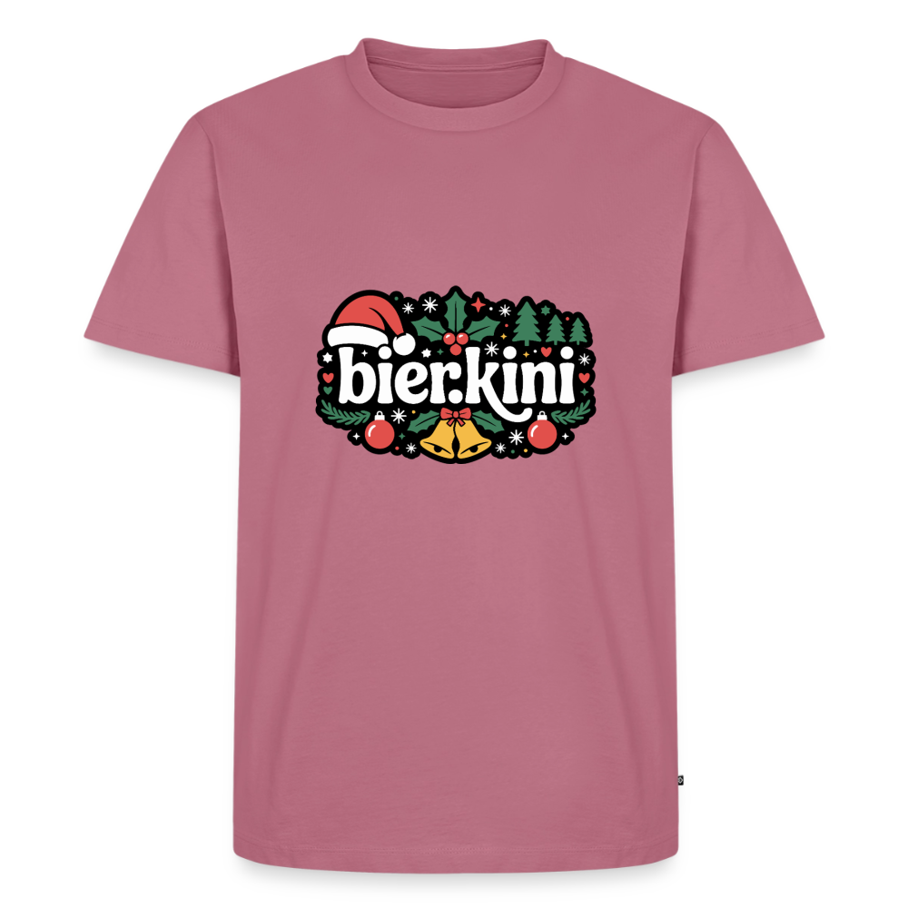 Männer Premium T-Shirt Weihnachten bier.kini - Mauve