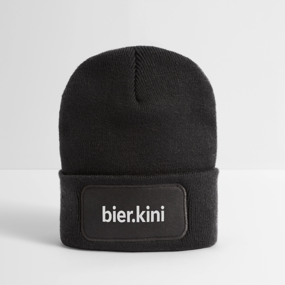 Patch Beanie - Dunkelgrau