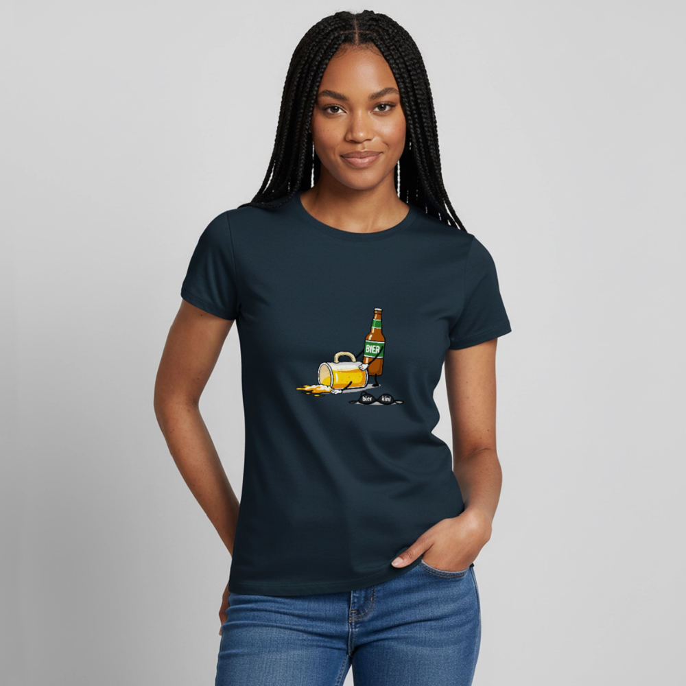 Bier & Bier - Frauen T-Shirt - Navy