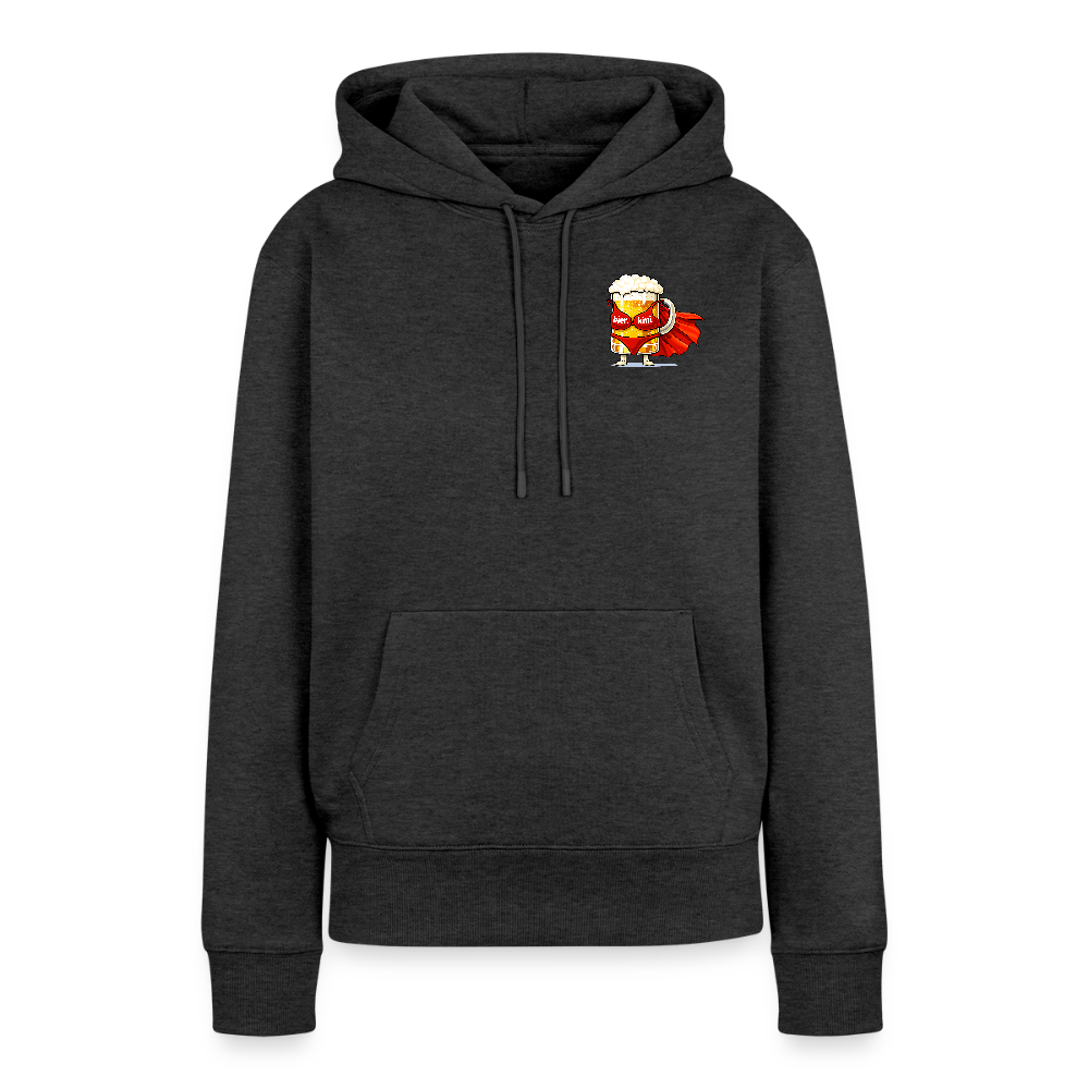 Bierhero - Frauen Premium Hoodie - Anthrazit meliert