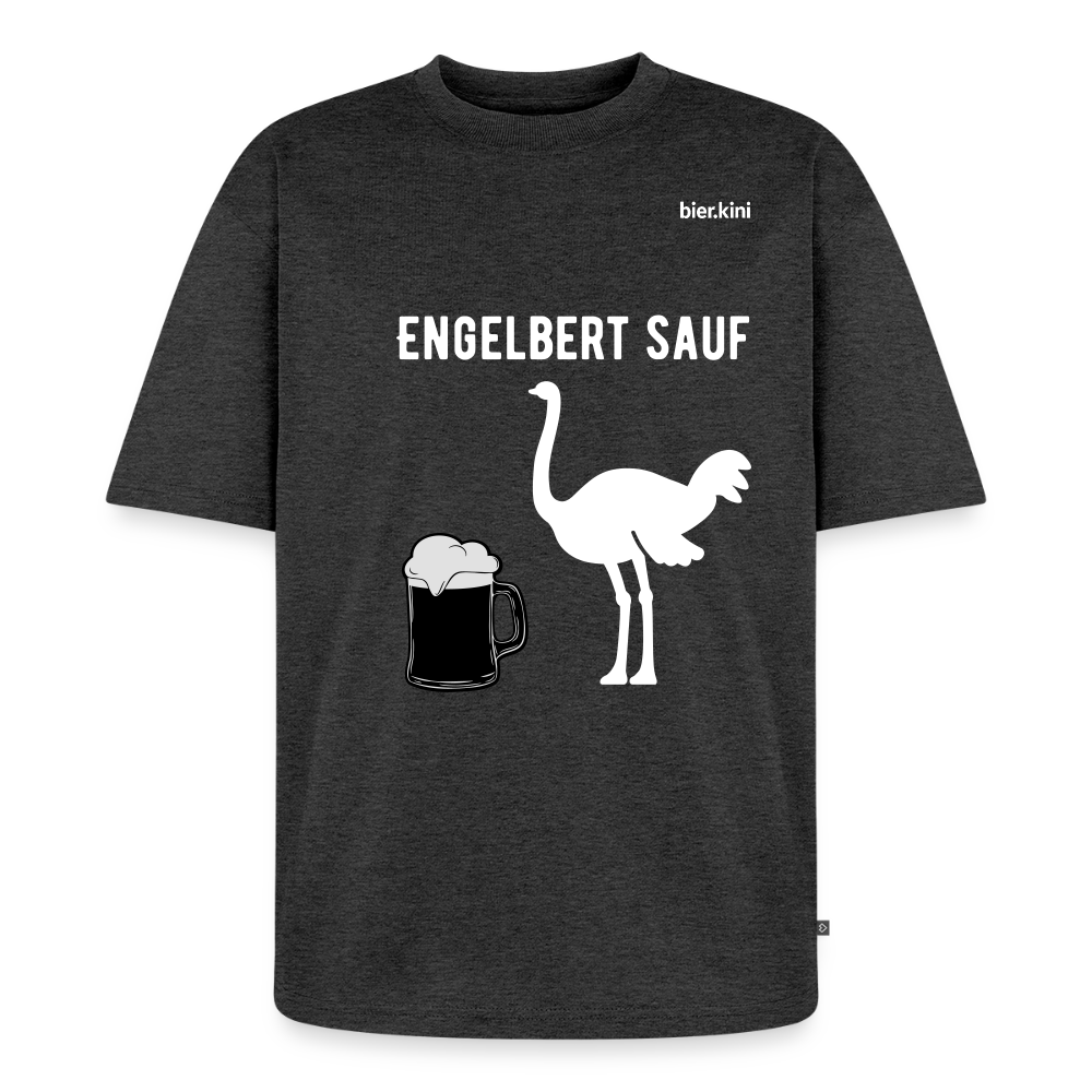 Oversized Bio T-Shirt - Anthrazit meliert