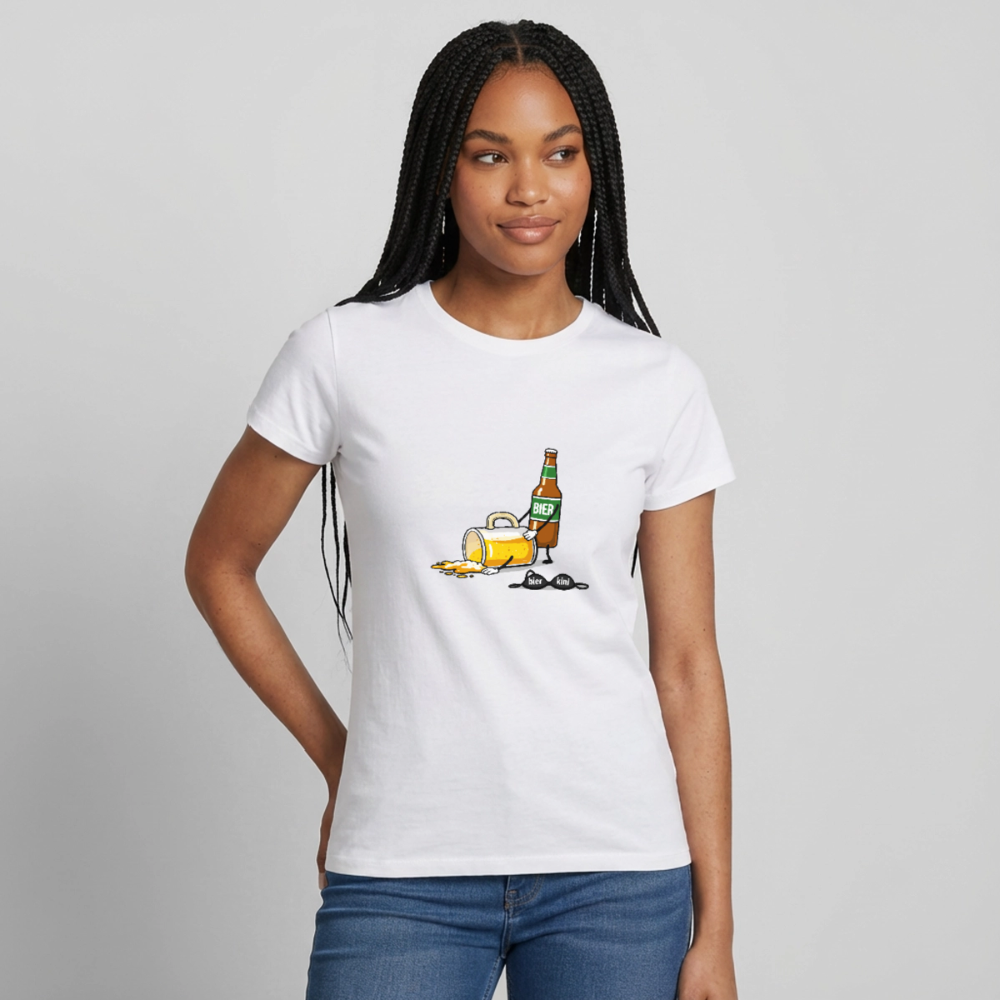 Bier & Bier - Frauen T-Shirt - Weiß