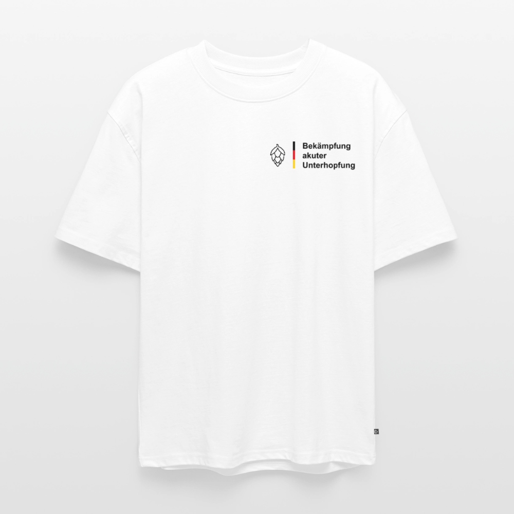 Unisex Oversized Bio T-Shirt - Weiß