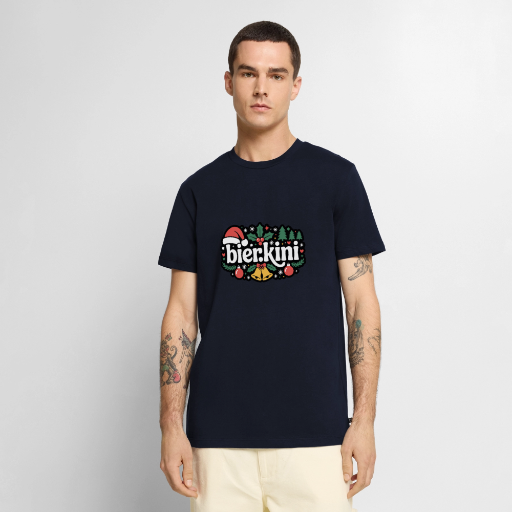 Männer Premium T-Shirt Weihnachten bier.kini - Navy