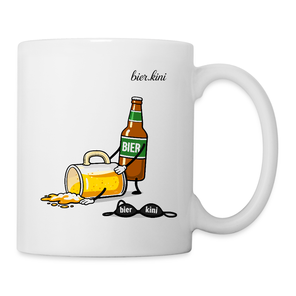 Bier x Bier - Tasse - Weiß