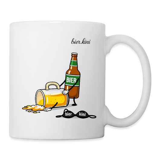 Bier x Bier - Tasse - Weiß