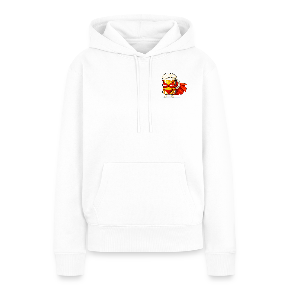 Bierhero - Frauen Premium Hoodie - Weiß