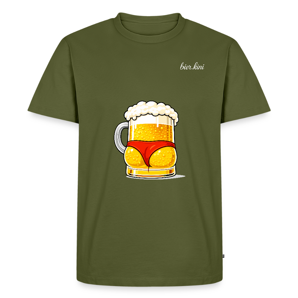 Bier-Arschli BIG - Männer Premium T-Shirt - Khaki
