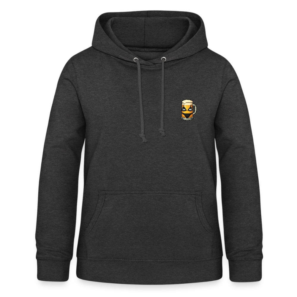 Bierglas - Frauen Hoodie - Anthrazit