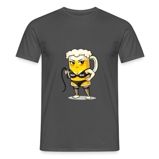 Domina - bierkini - Männer T-Shirt - Anthrazit