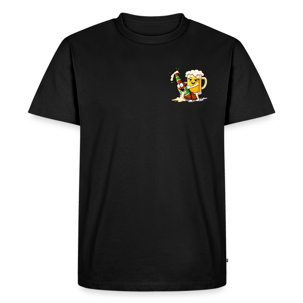 Bier X Bierkrug - Männer Premium T-Shirt - Schwarz