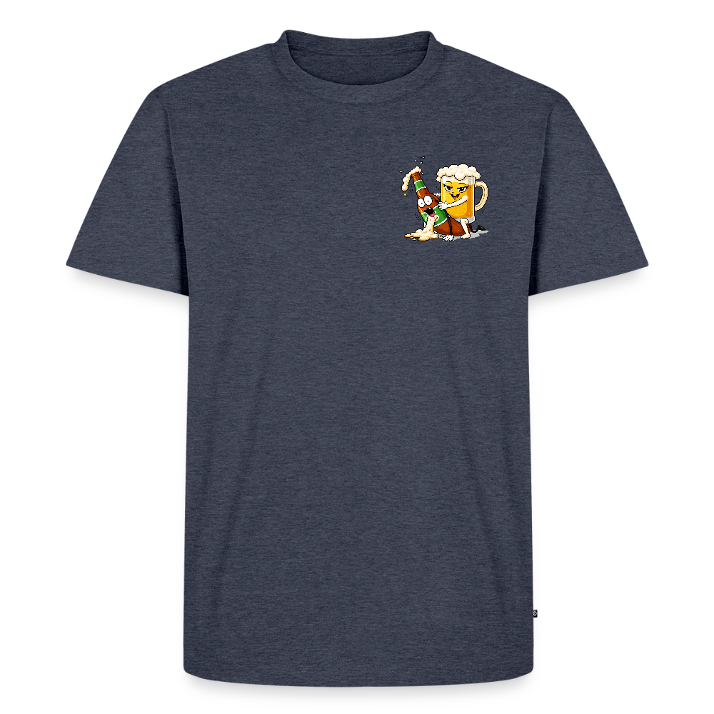 Bier X Bierkrug - Männer Premium T-Shirt - Jeansblau 